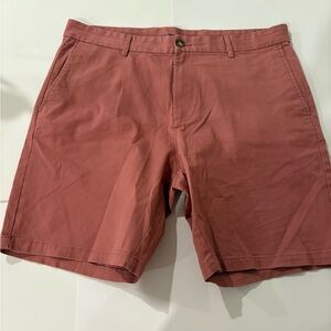 Old Navy Men's Brick Red Flat Front Shorts